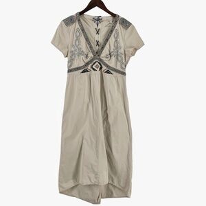 Odd Molly Side Saddle Dress in Suede Beige Size‎ 2